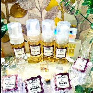 Lavender Shower Steamer & Lavender Foaming Hand Soaps